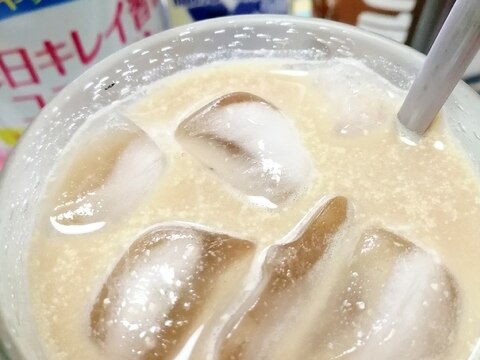 アイス☆美肌ミルクプロテインカフェオレ♪